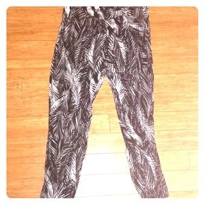 H&M Black and White pants